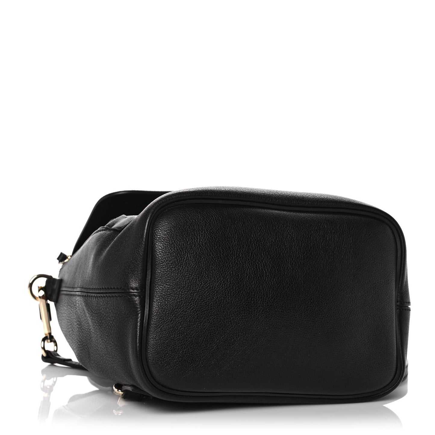 Suede Calfskin Faye Backpack Black