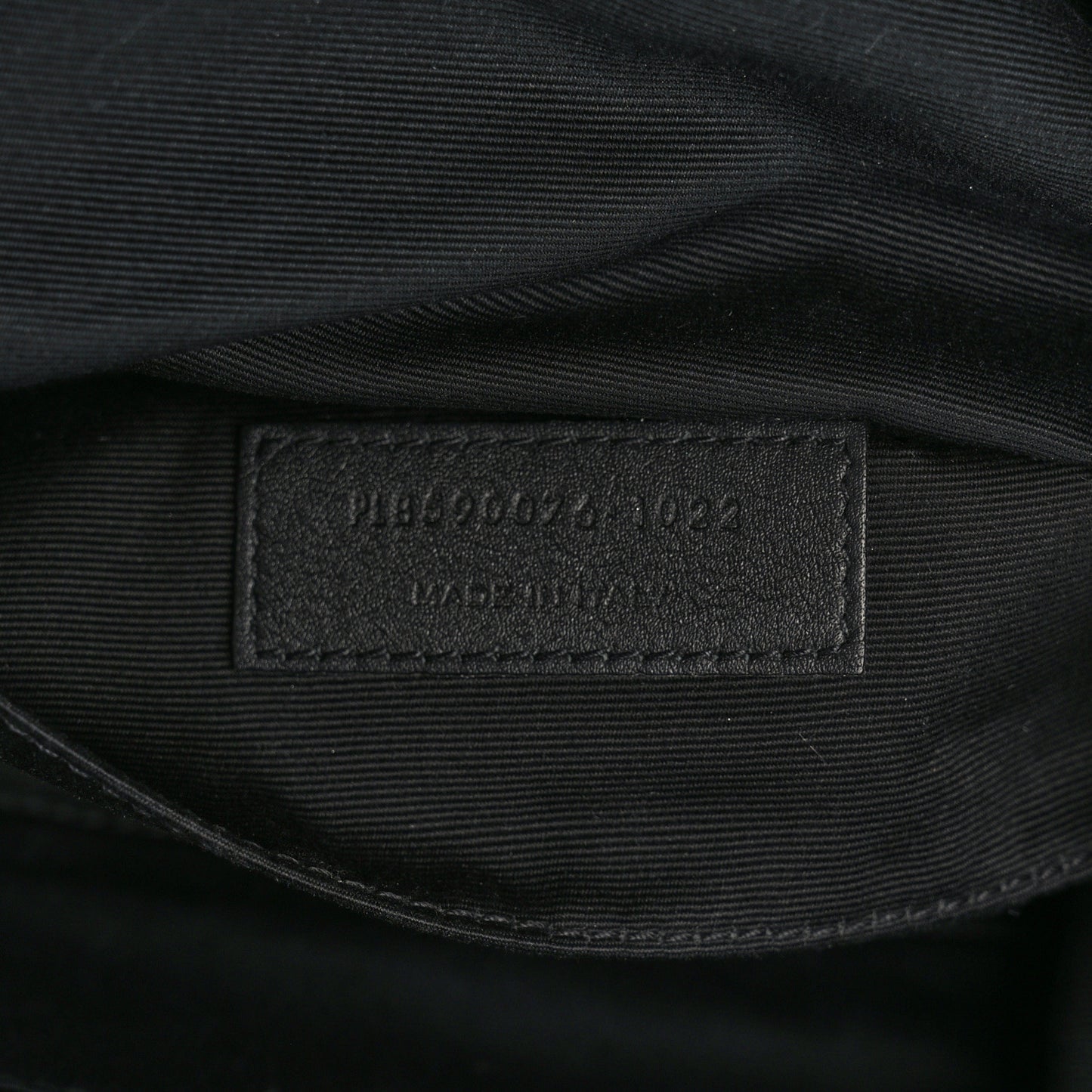 Canvas Monogram Belt Bag Black