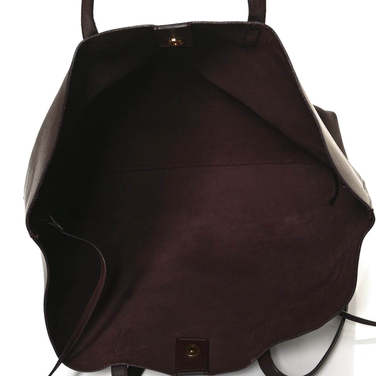 Saint Laurent Calfskin Large Shopping Tote Bordeaux 5 of 12