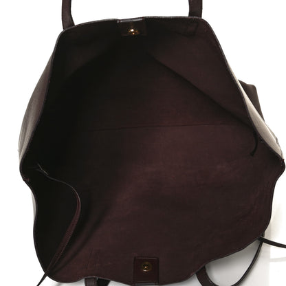 Saint Laurent Calfskin Large Shopping Tote Bordeaux 5 of 12