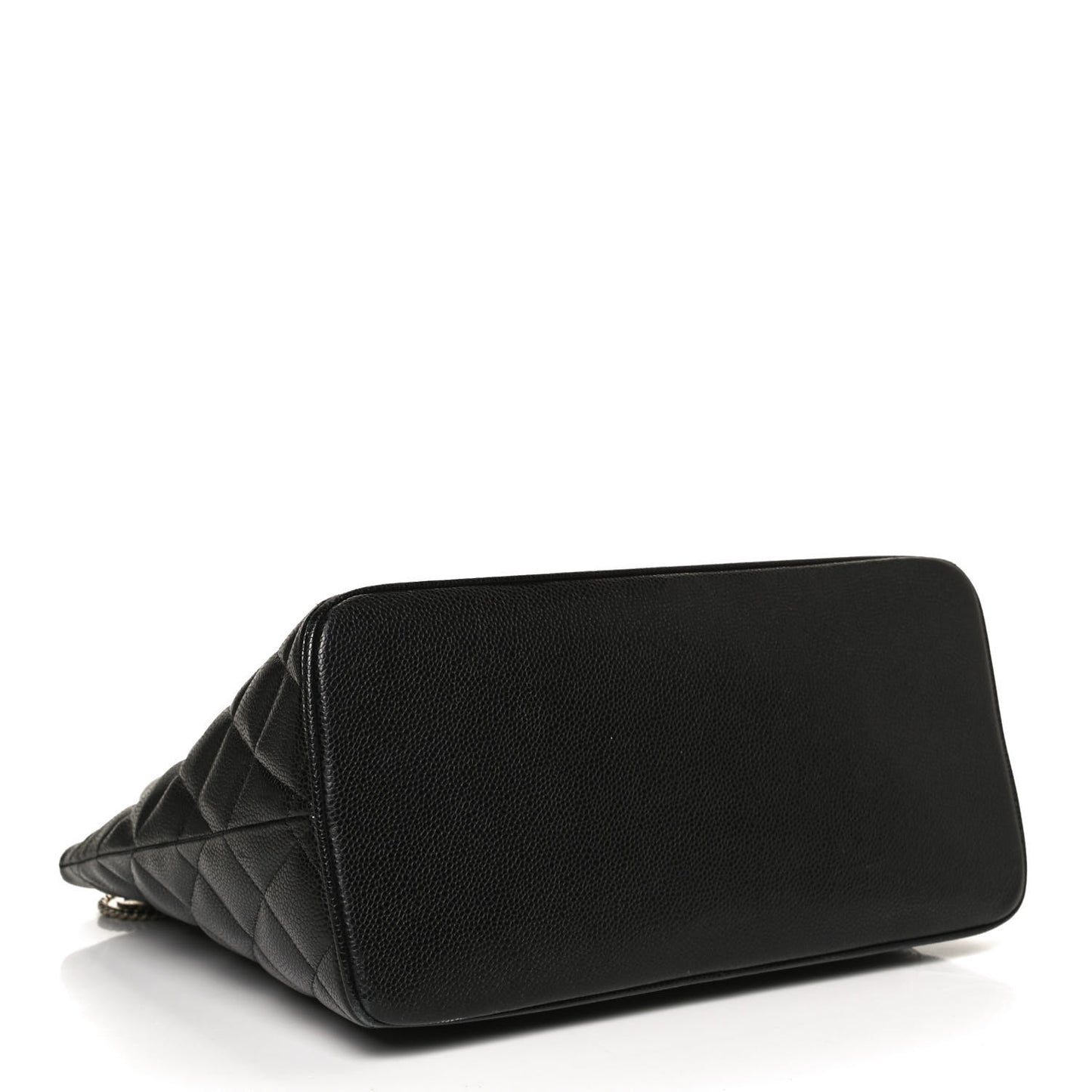 Caviar Quilted Medallion Tote Black