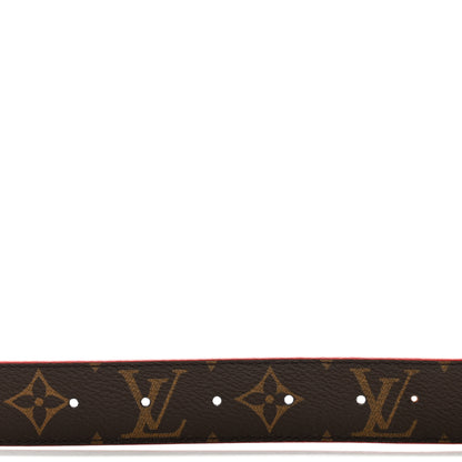 Louis Vuitton Monogram 30mm LV Initiales Reversible Belt 95 38 Coquelicot 4 of 10