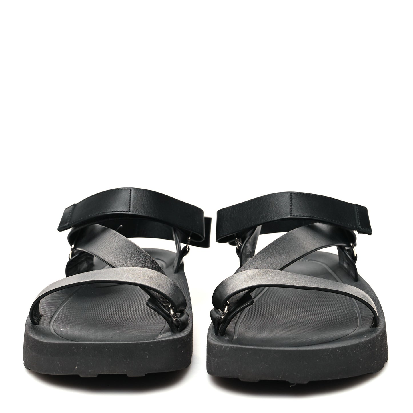 Calfskin Womens Enid Sandals 43 Black