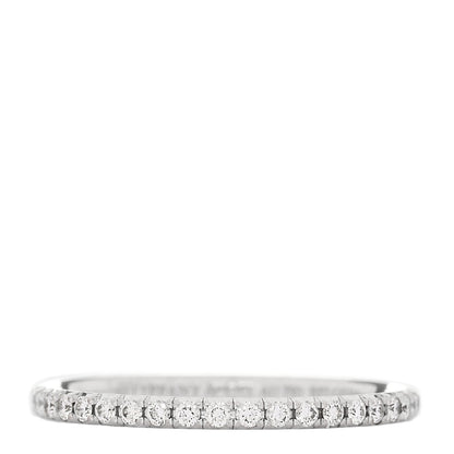Tiffany White Gold Diamond Metro Full Eternity Band Ring 49 5 1 of 5