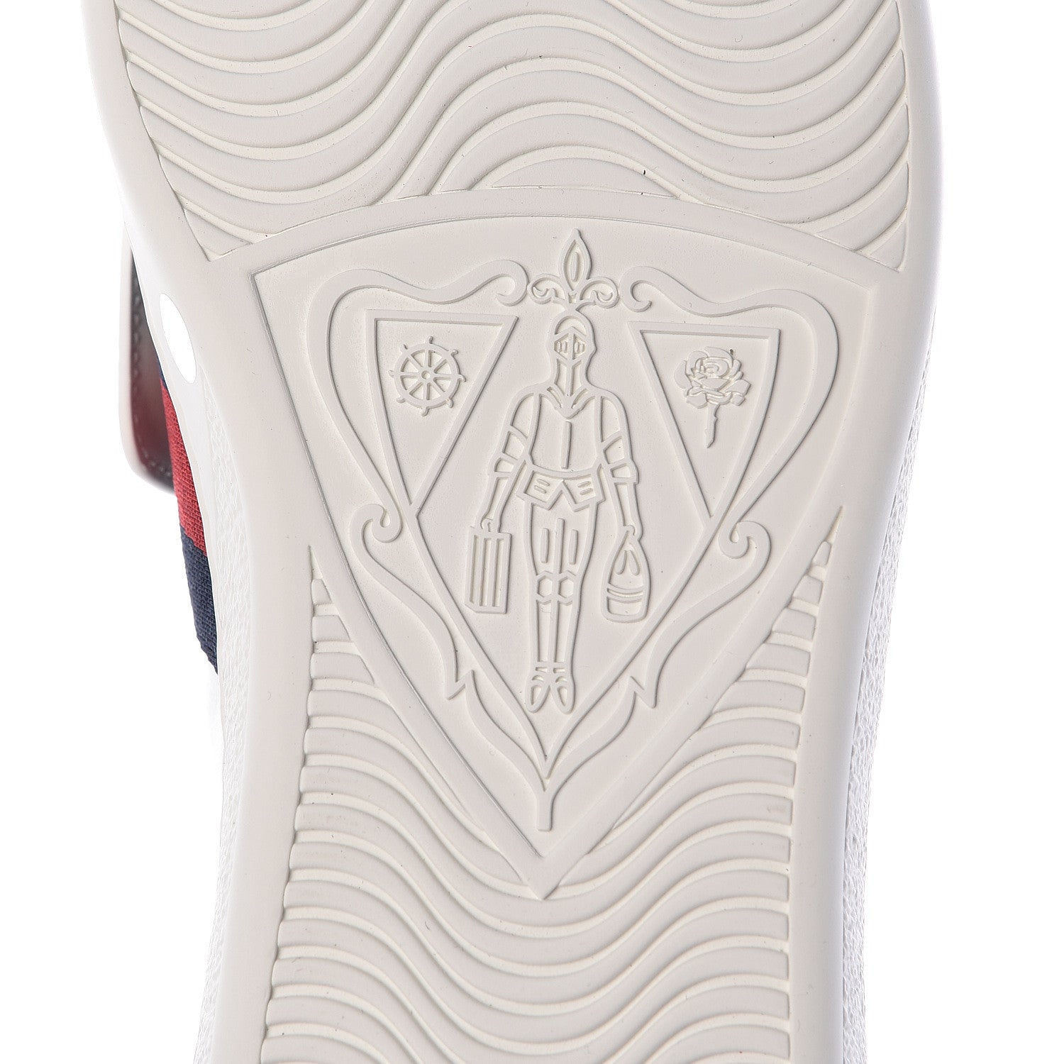 Gucci Calfskin Ayers Embroidered Web Mens Ace Removable Patches High Top Sneakers 11 White 6 of 8