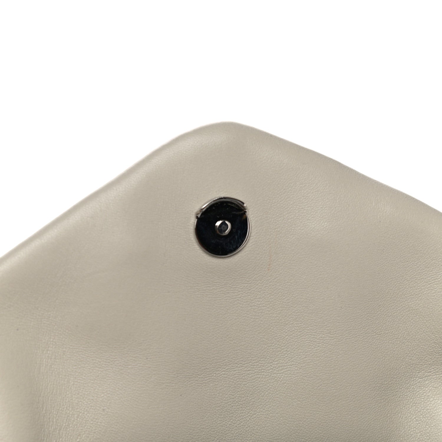 Saint Laurent Lambskin Quilted Toy Loulou Puffer Monogram Chain Satchel Blanc Vintage 15 of 16