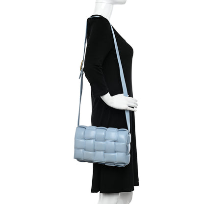 Bottega Veneta Nappa Maxi Intreccio Padded Cassette Crossbody Bag Ice 2 of 10