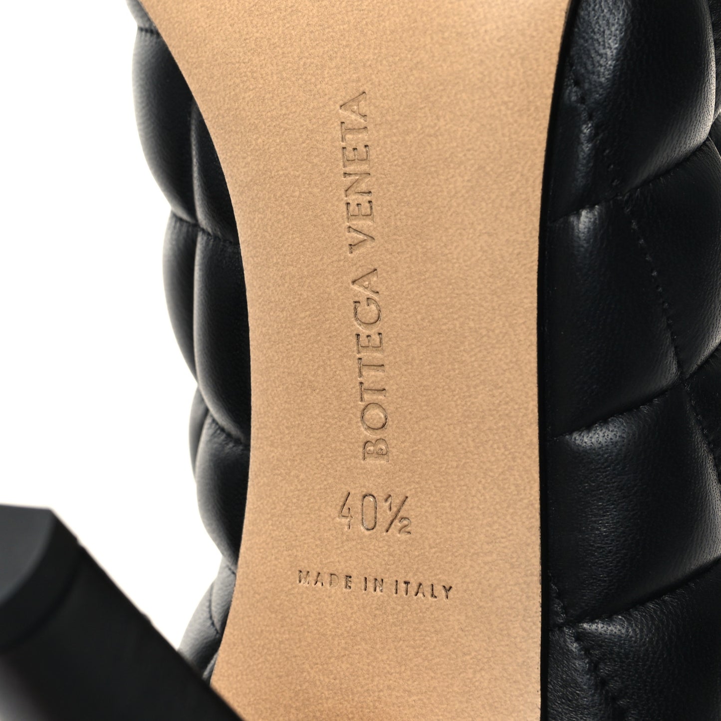 Nappa Matelasse Padded Dream Pumps 40.5 Black