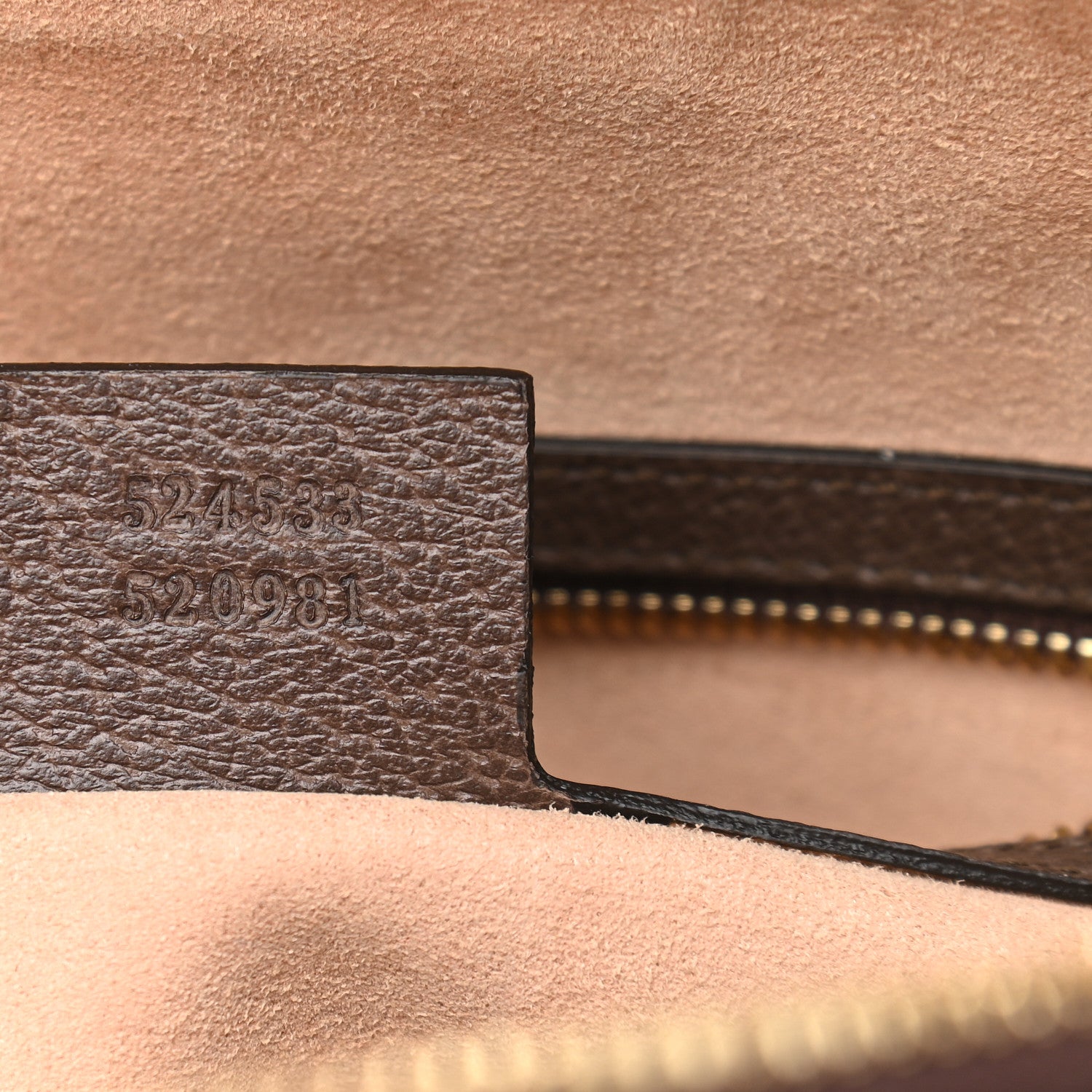 Gucci GG Supreme Monogram Web Medium Ophidia Top Handle Dome Bag Brown 7 of 9