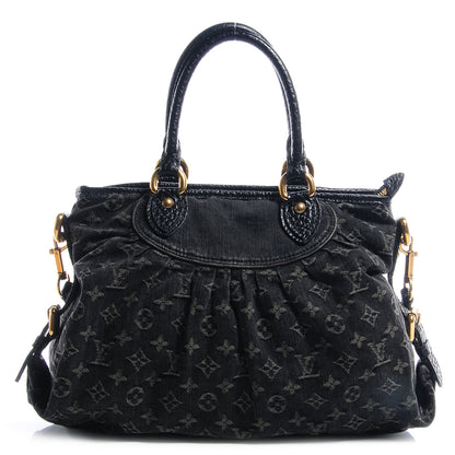Louis Vuitton Denim Neo Cabby MM Black 1 of 7