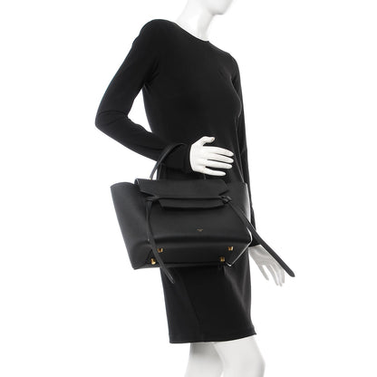 Celine Grained Calfskin Mini Belt Bag Black 3 of 11