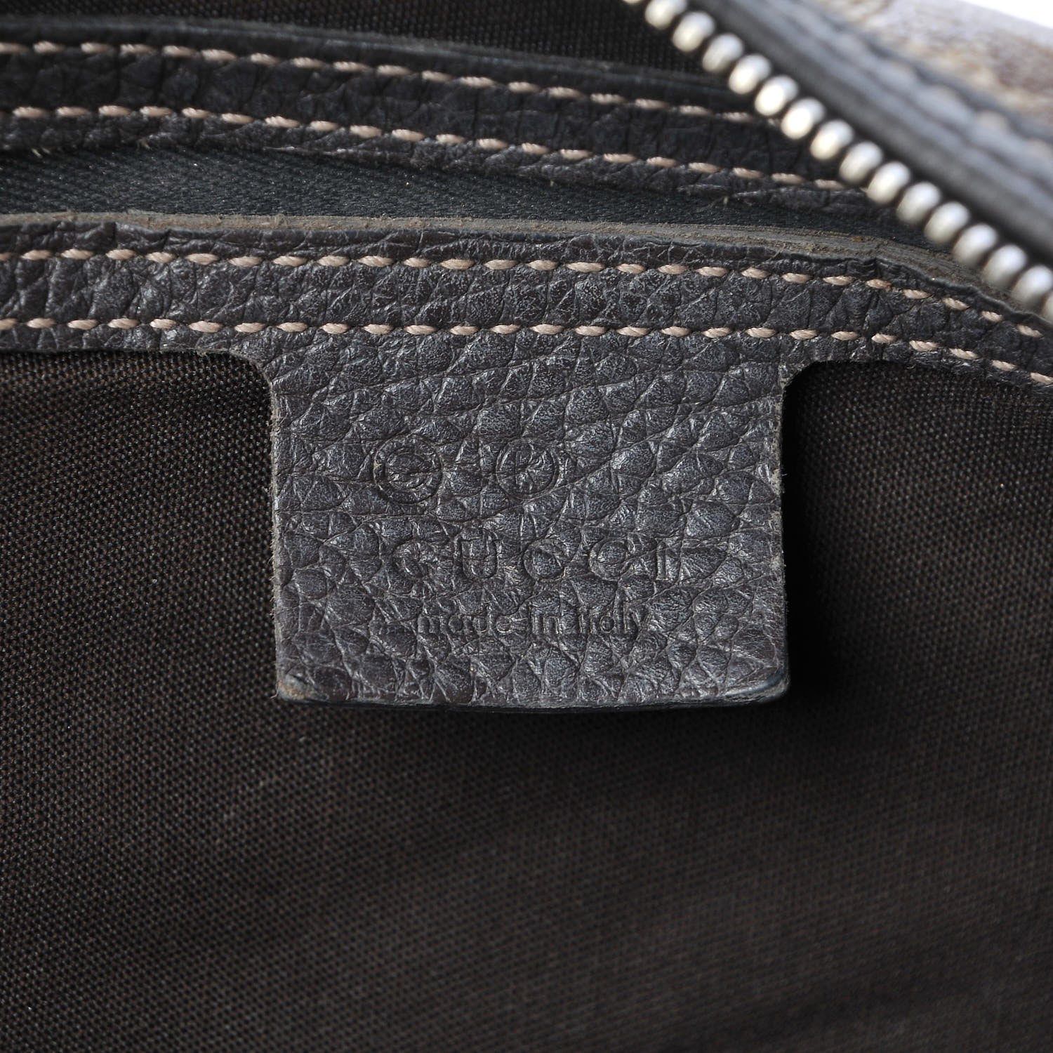 Gucci Crystal Monogram Medium Joy Boston Dark Brown 6 of 7