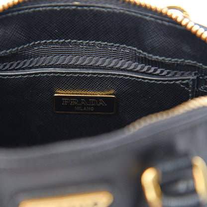 Prada Saffiano Lux Mini Promenade Tote Black 5 of 8