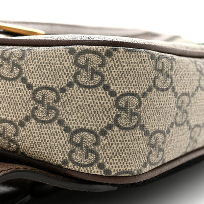 Gucci Soft GG Supreme Monogram Medium Ophidia Belt Bag Dark Brown 9 of 11