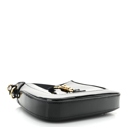 Gucci Patent Mini Jackie 1961 Crystal Hobo Black 3 of 9