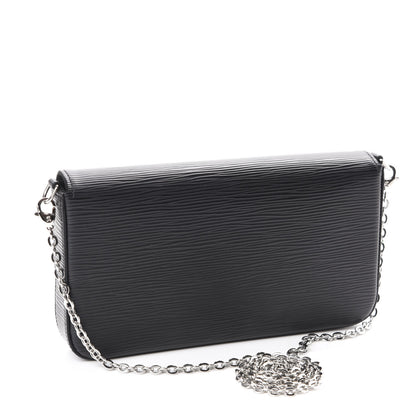 Louis Vuitton Epi Pochette Felicie Black 3 of 10