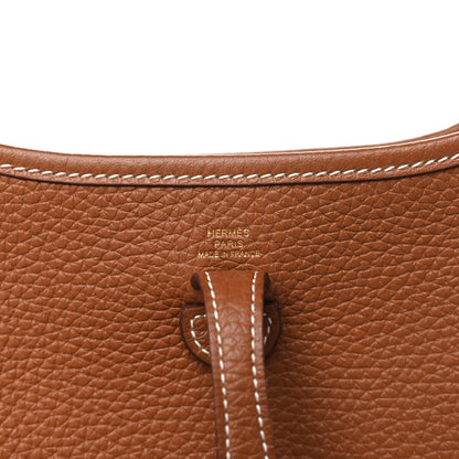 Hermes Taurillon Clemence Evelyne TPM Gold 6 of 10