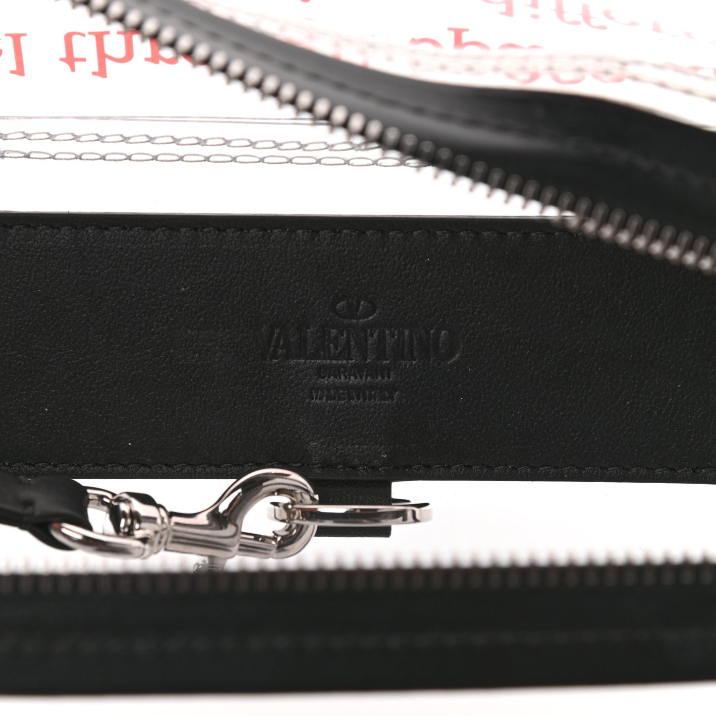 PVC VLTN Belt Bag Black