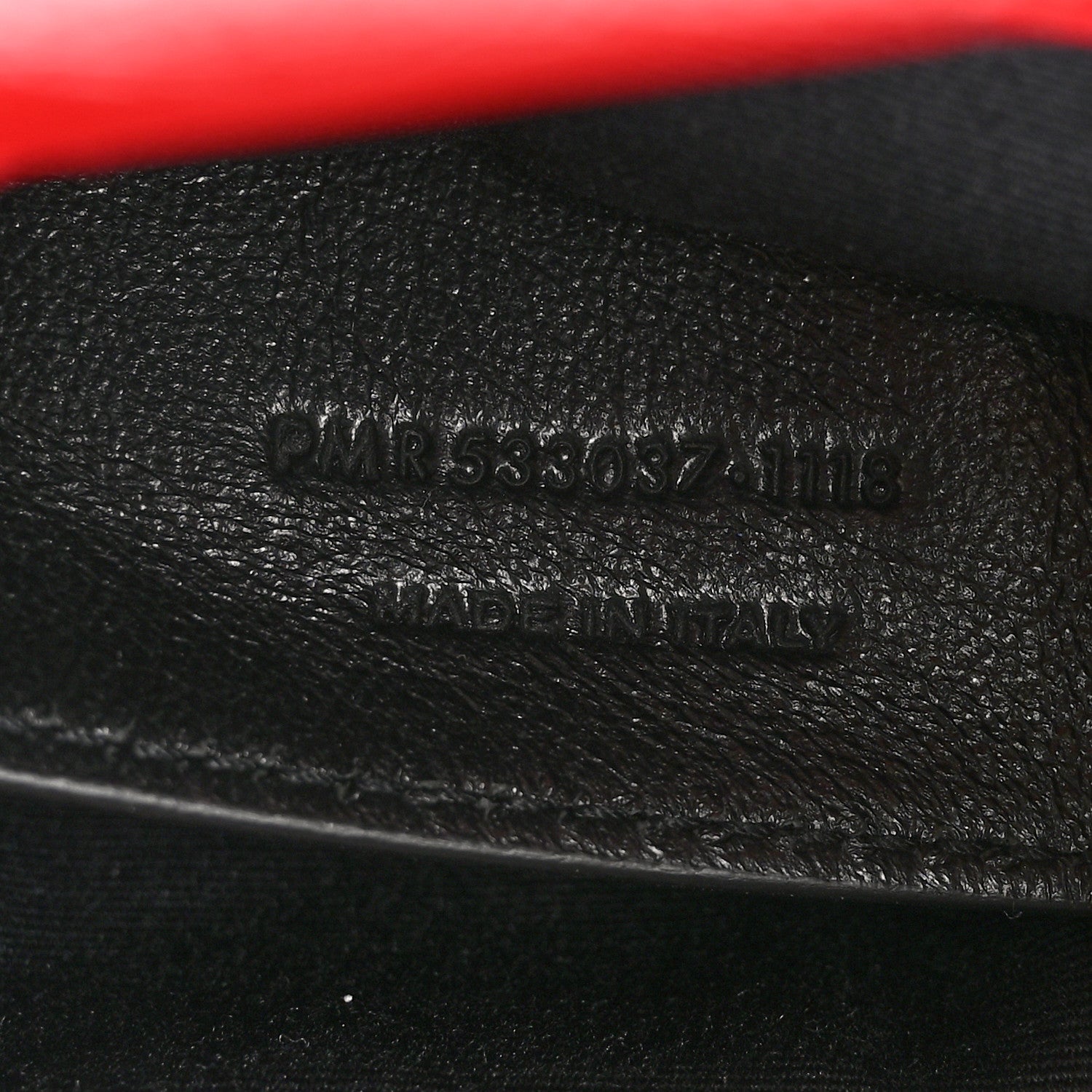 Saint Laurent Crinkled Calfskin Matelasse Monogram Baby Niki Chain Satchel Rouge Eros 7 of 10