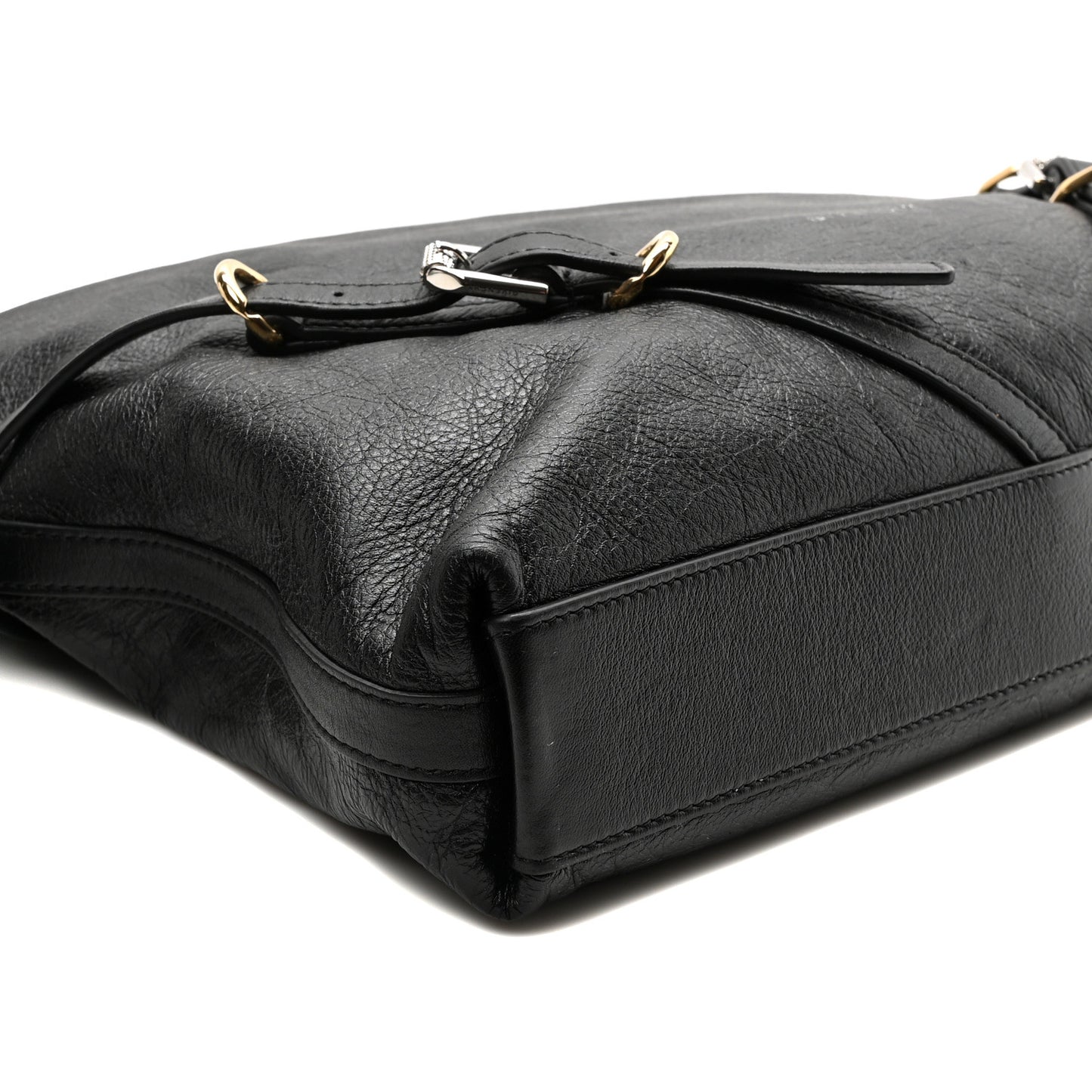 Calfskin Medium Voyou Bag Black