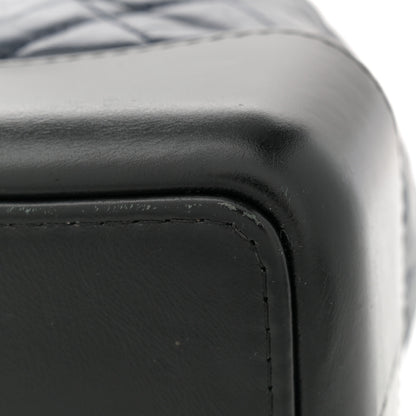 Chanel Aged Calfskin Quilted Gabrielle Backpack Navy Black 11 of 13