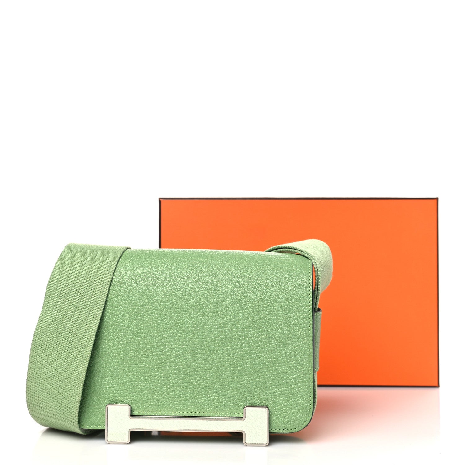 Hermes Chevre Mysore Geta Vert Criquet Vert Fizz 11 of 11