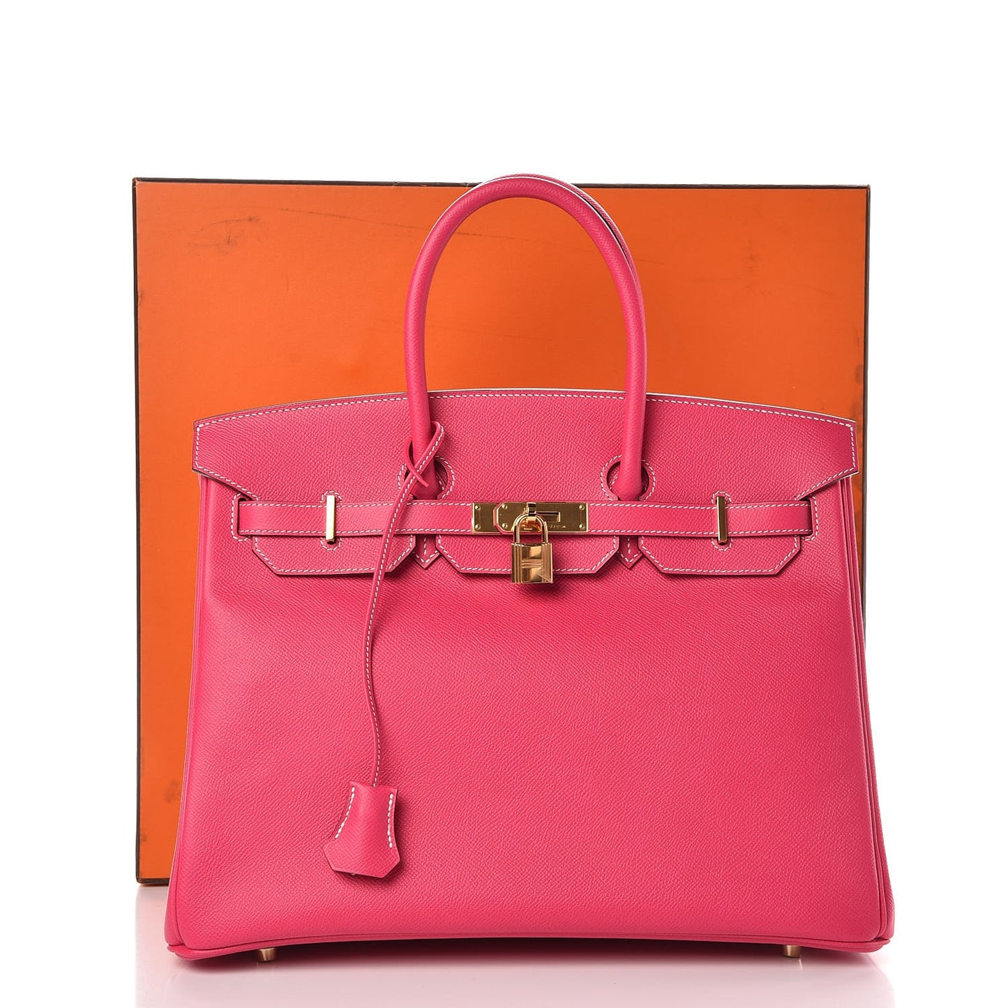 Epsom Birkin 35 Rose Tyrien