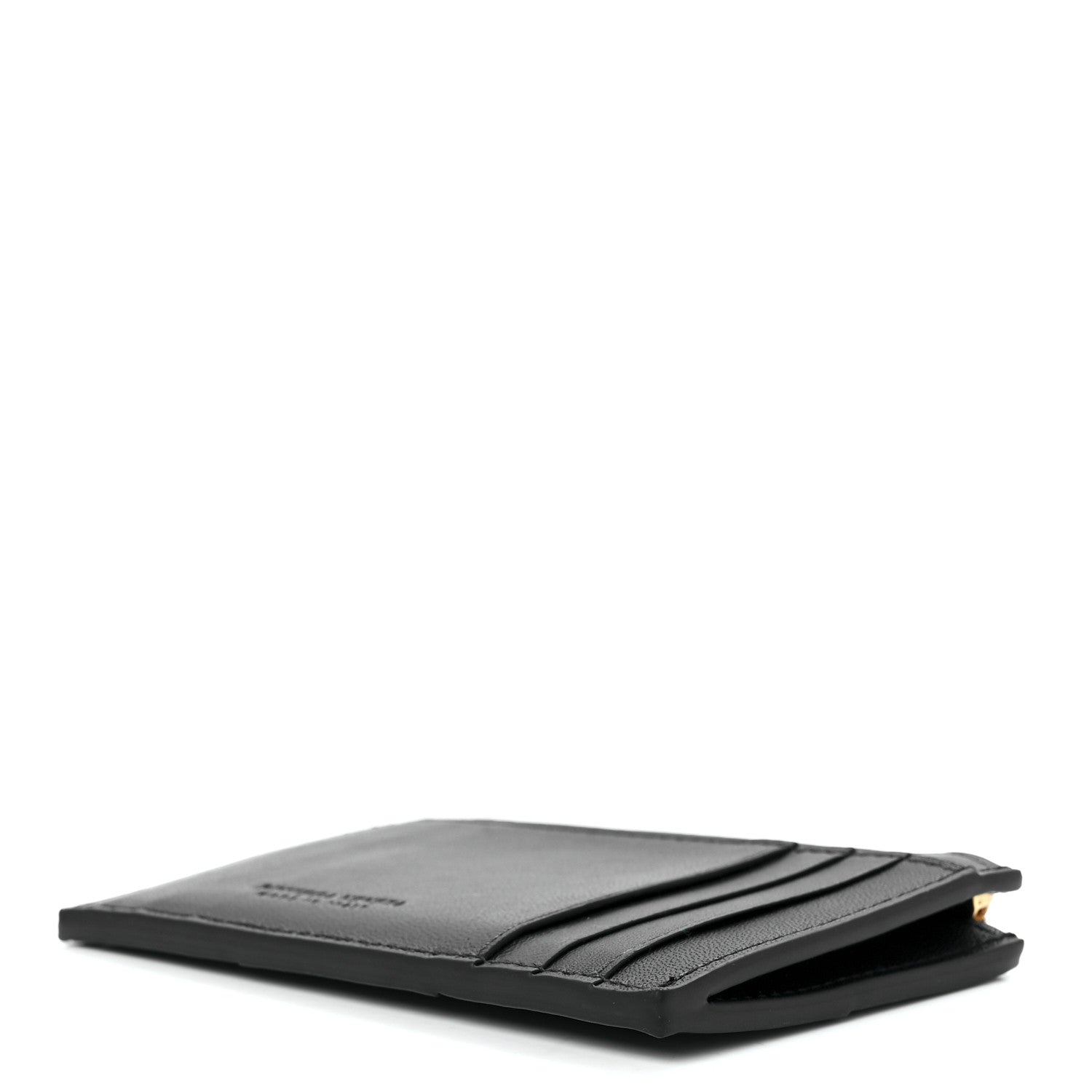 Bottega Veneta Nappa Maxi Intrecciato Zipped Card Case Black 10 of 10