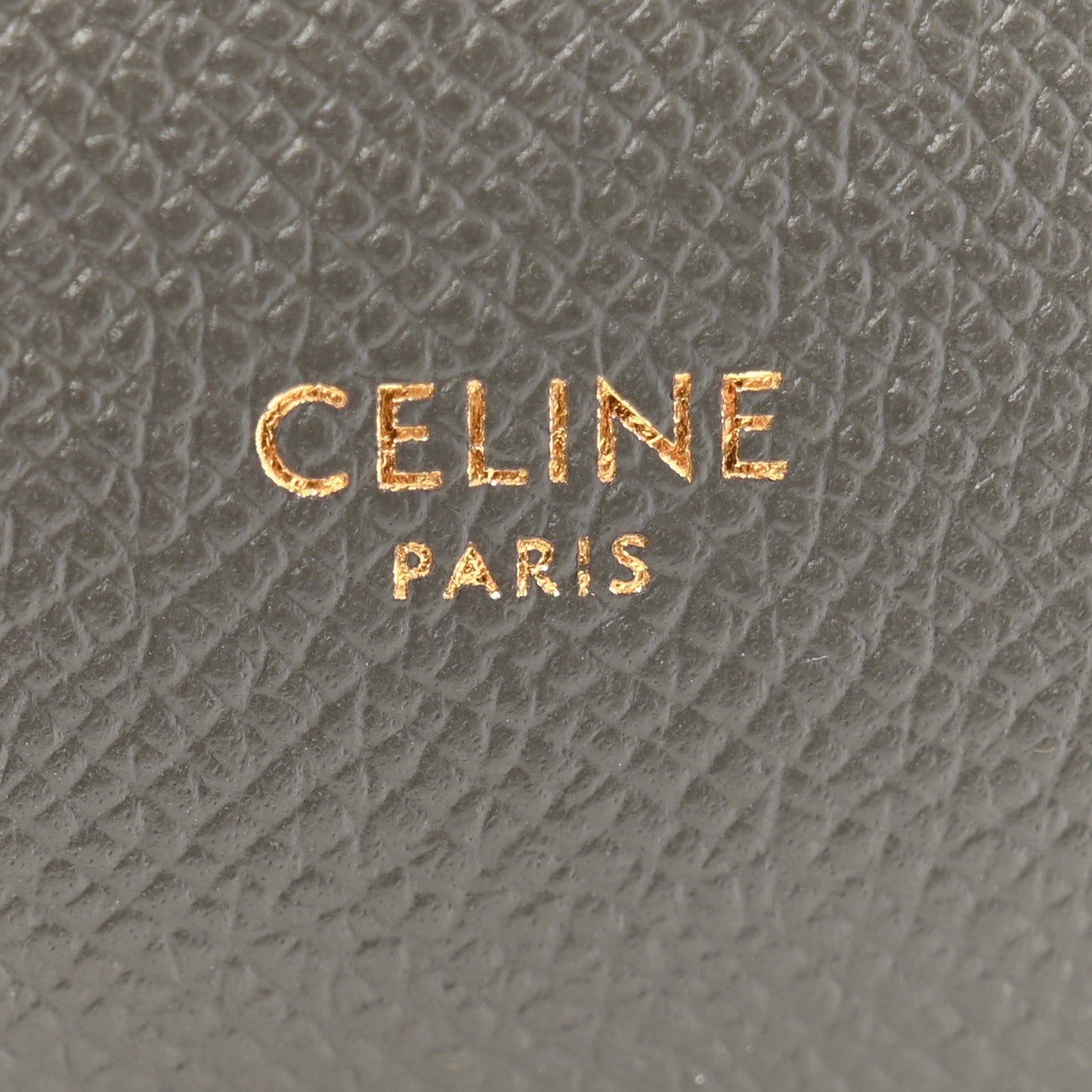 Celine Grained Calfskin Nano Belt Bag Grey 6 of 10