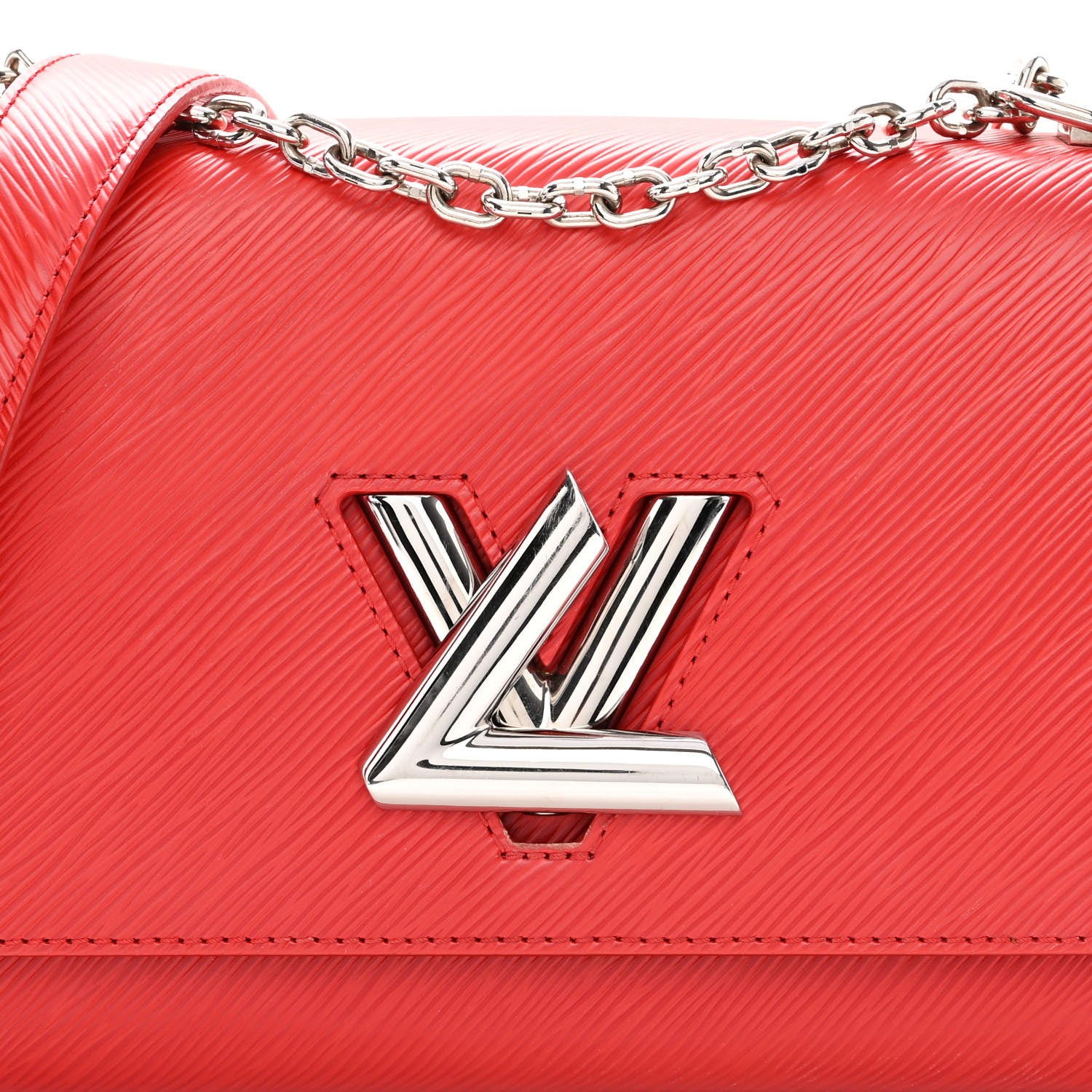 Louis Vuitton Epi Twist Shoulder Bag MM Coquelicot 7 of 10