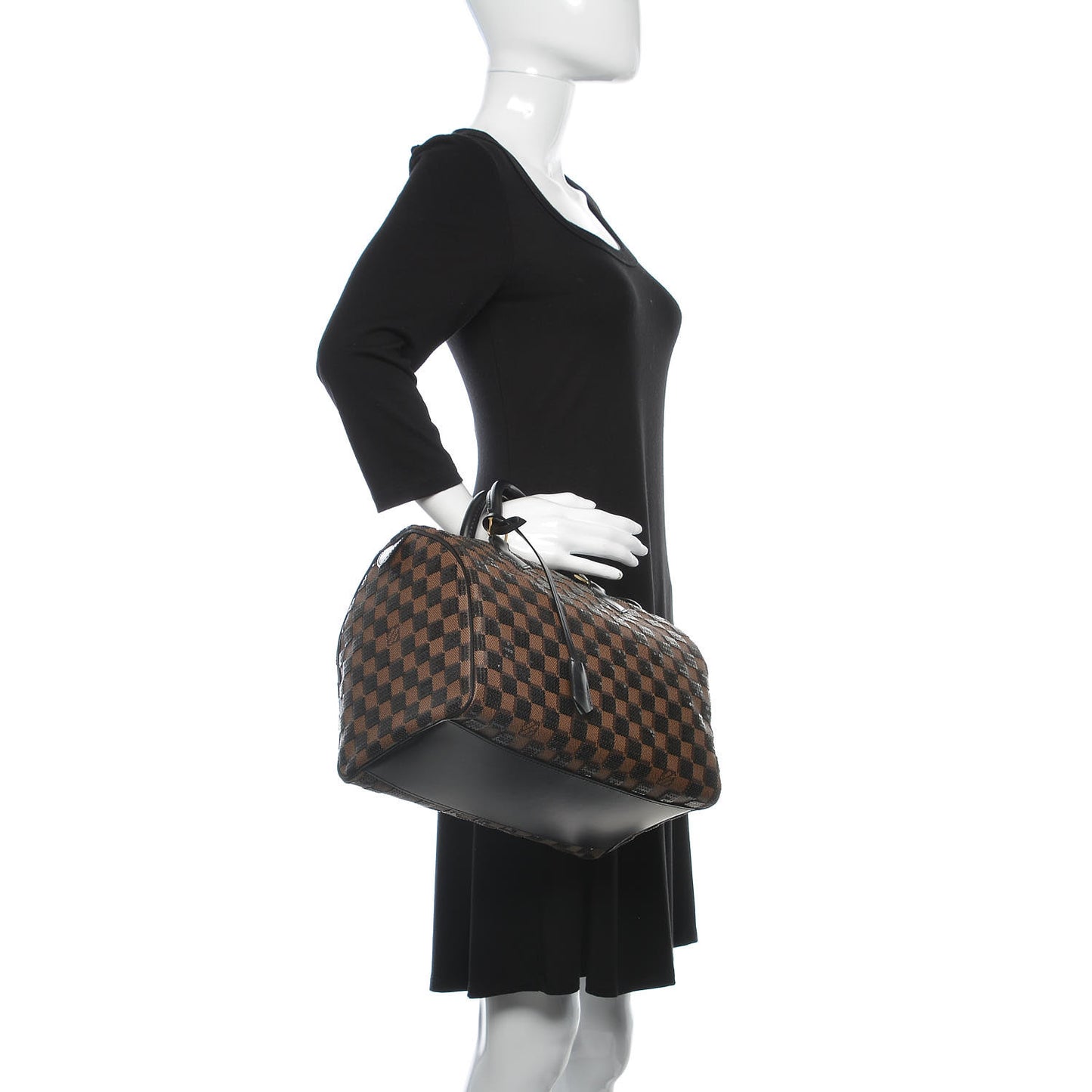 Damier Paillettes Speedy 30 Black