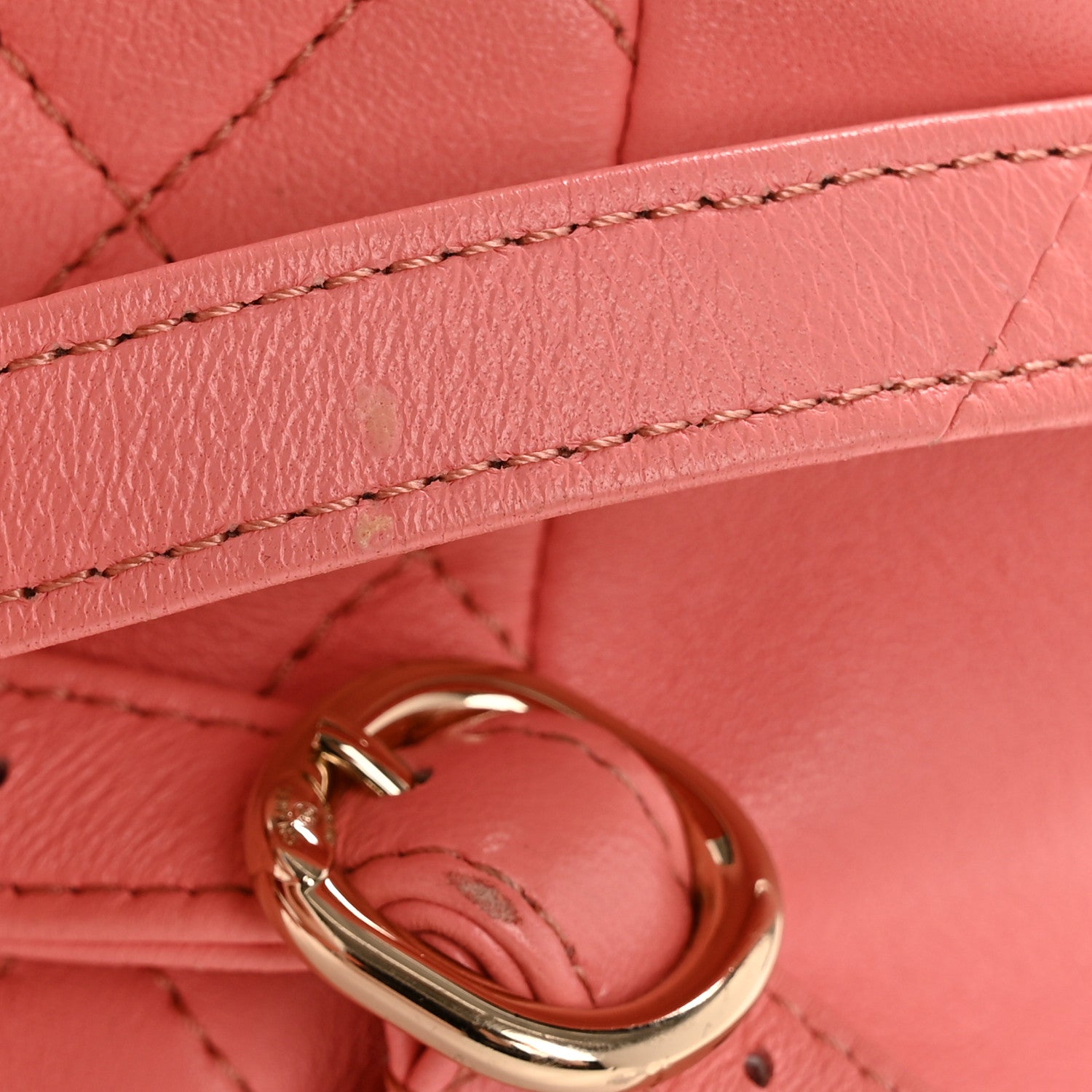 Chanel Lambskin Quilted Small Duma Drawstring Backpack Light Pink 14 of 14
