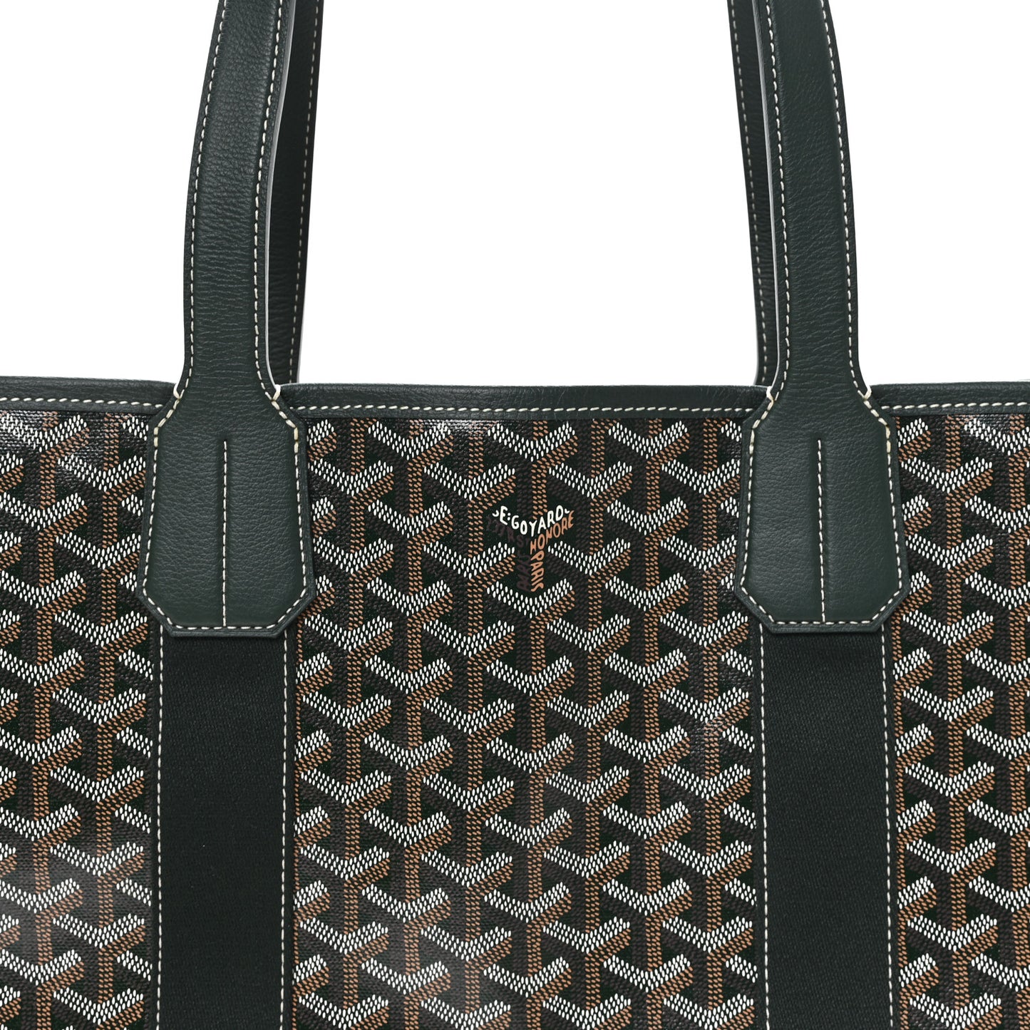 Goyardine Villette MM Tote Green
