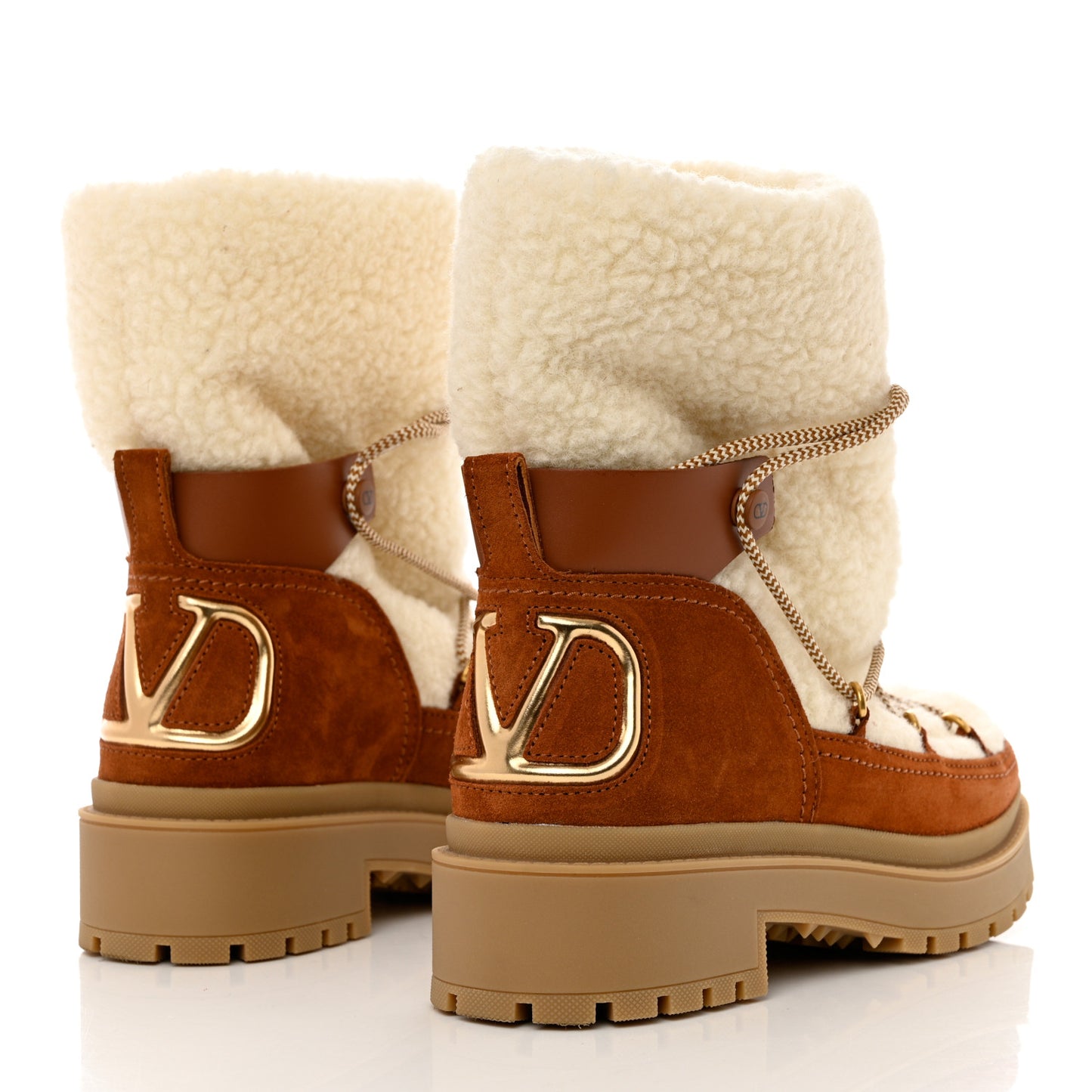 Suede Shearling Vlogo Trekkgirl 25/40mm Boots 40 Selleria