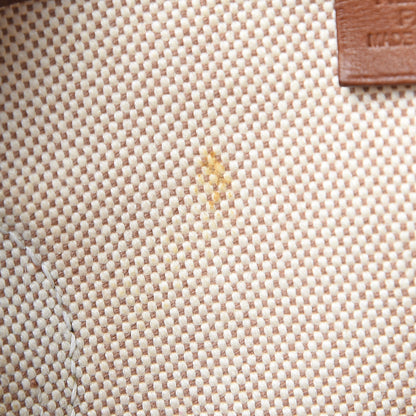 Hermes Toile Natural Barenia Polochon Mademoiselle Bag 12 of 12