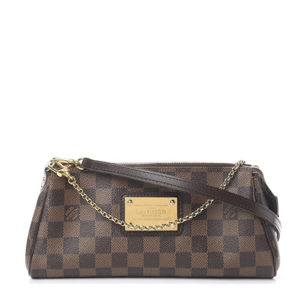 Louis Vuitton Damier Ebene Eva Clutch 1 of 9