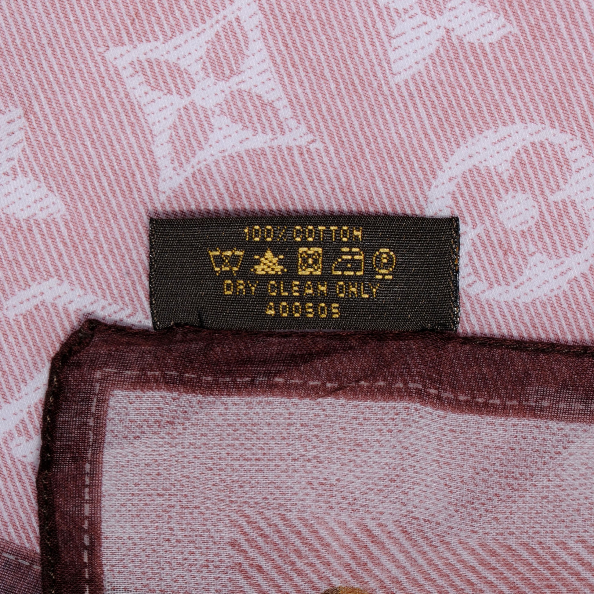Louis Vuitton Cotton Monogram New Denim Bandana Cherry 4 of 5
