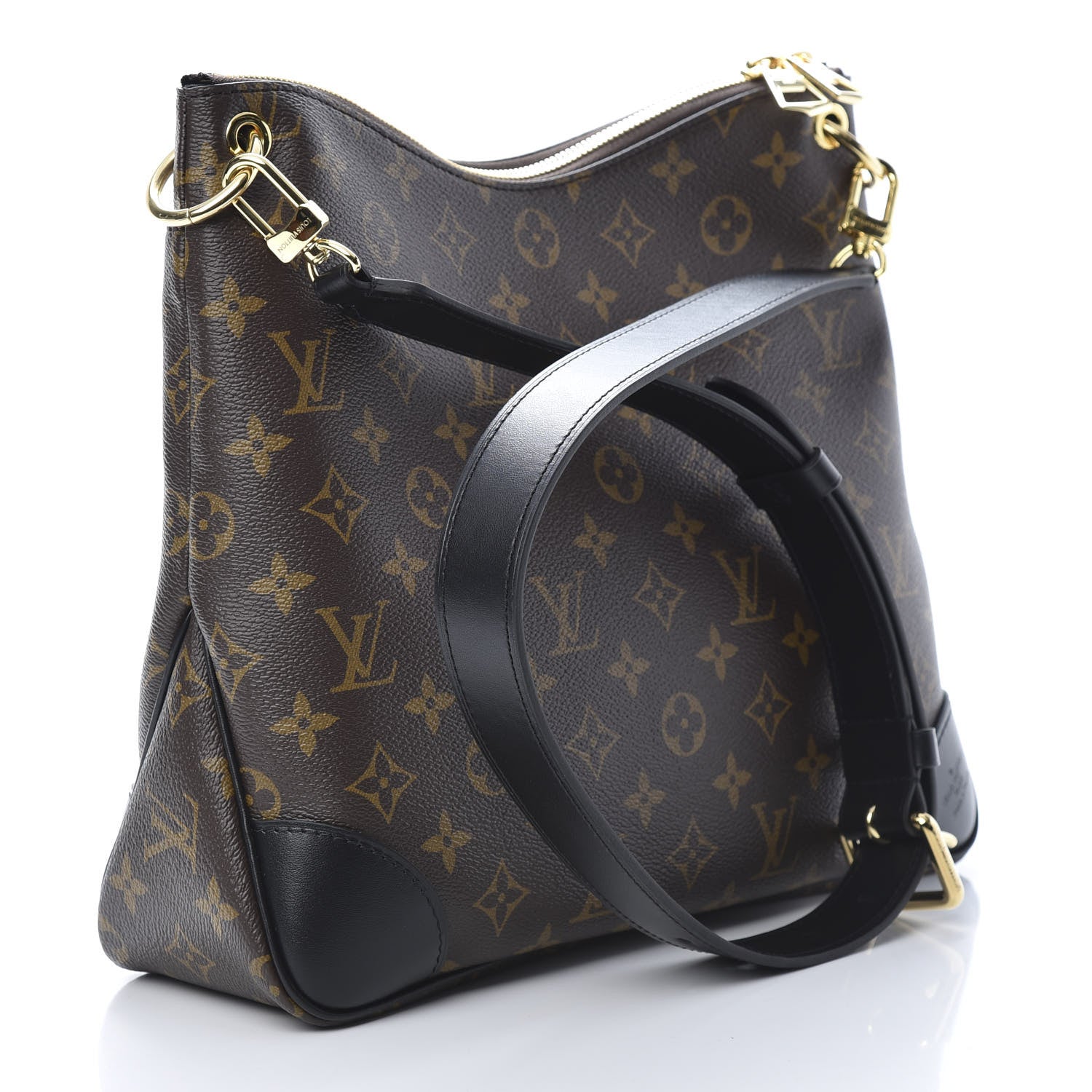 Louis Vuitton Monogram Odeon MM Black 3 of 10