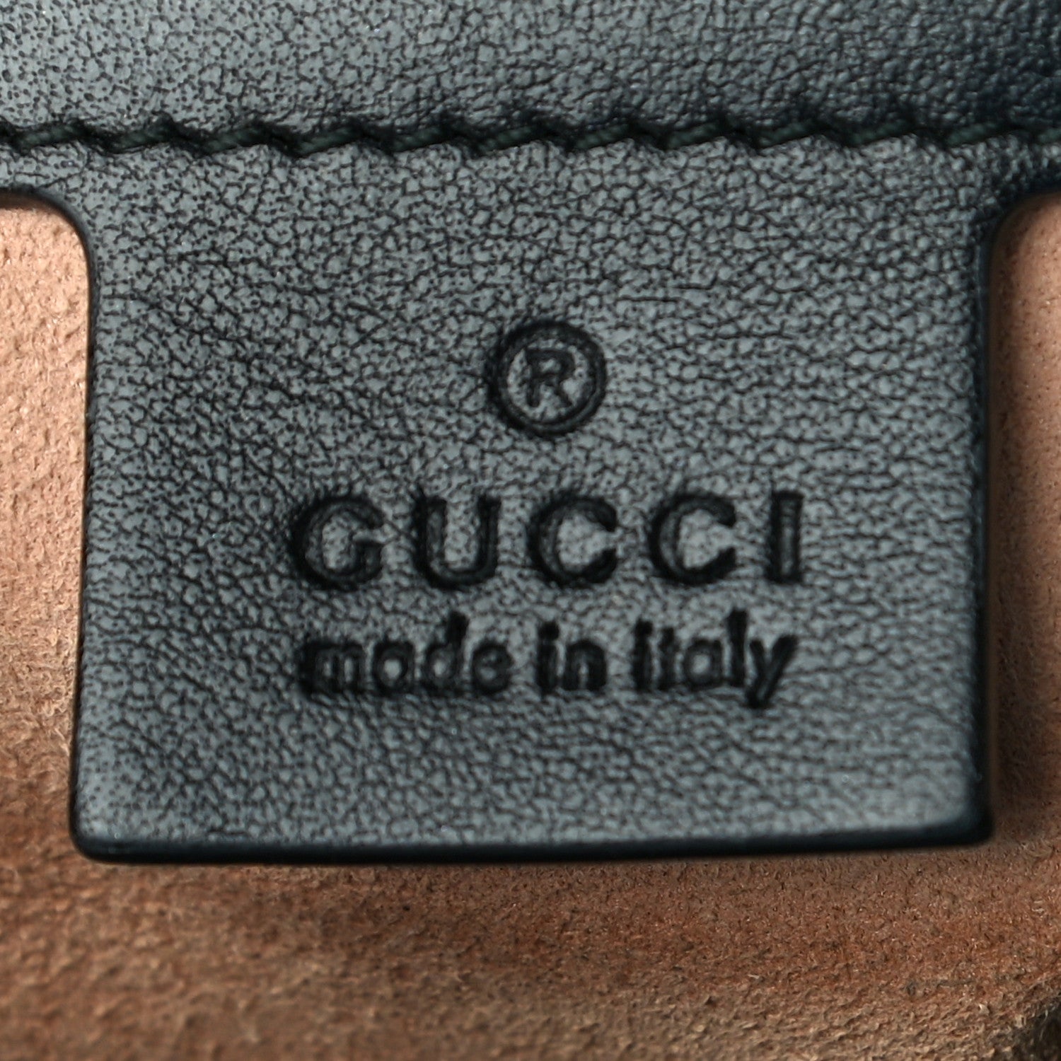Gucci Calfskin Matelasse Small GG Marmont Top Handle Shoulder Bag Black 6 of 13
