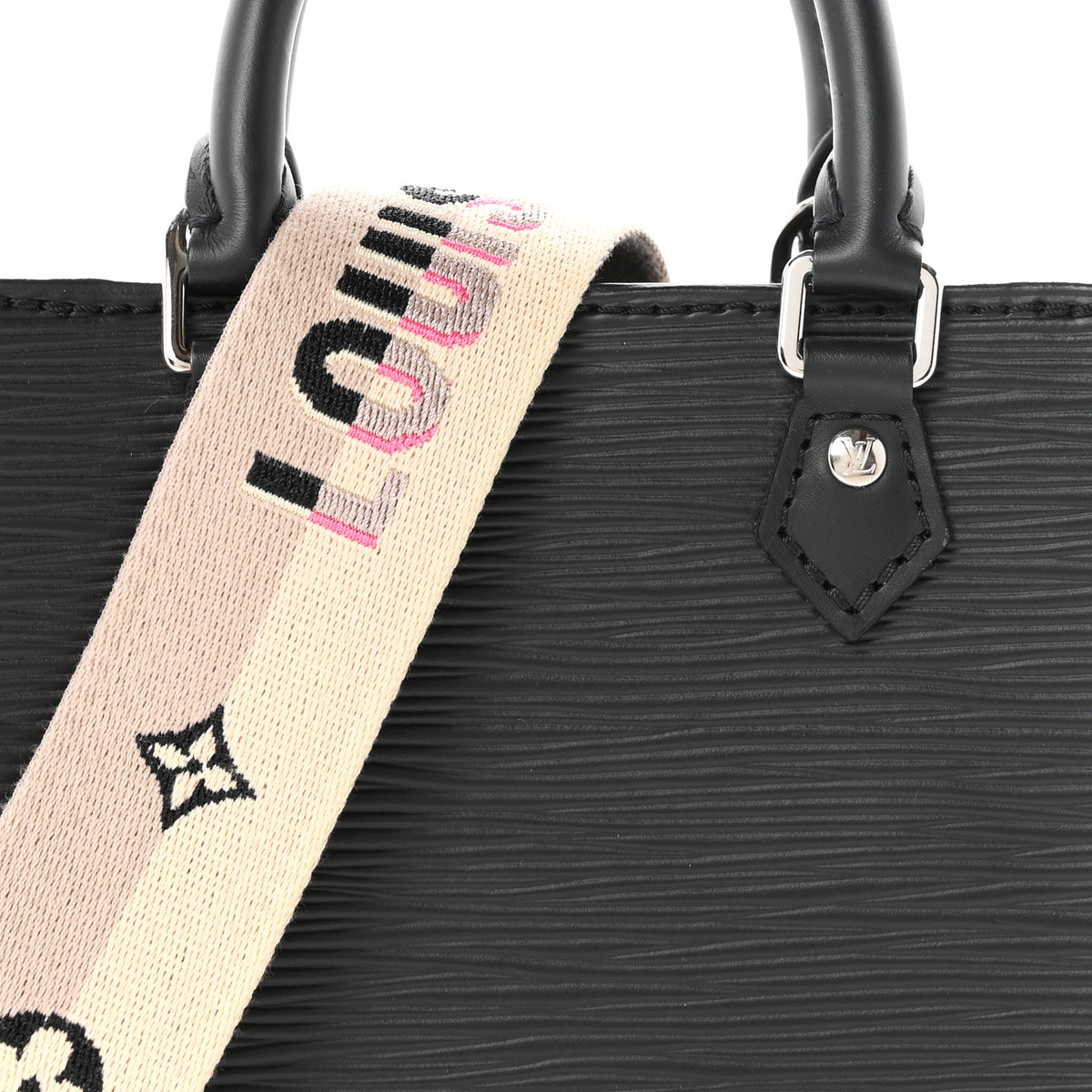 Louis Vuitton Epi Jacquard Petit Sac Plat Black 13 of 19