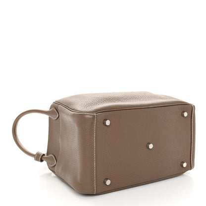 Hermes Taurillon Clemence Lindy 30 Etoupe 4 of 9