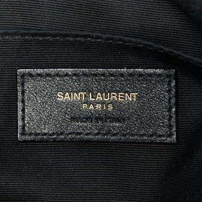 Saint Laurent Calfskin Matelasse Monogram Lou Camera Bag Dark Smog 6 of 10