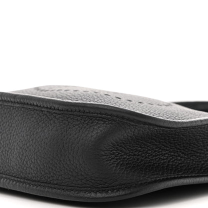 Hermes Taurillon Clemence Evelyne TPM Black 10 of 11