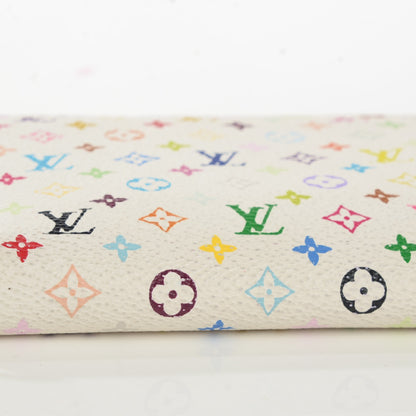 Louis Vuitton Monogram Multicolor Insolite Wallet White Litchi 10 of 11