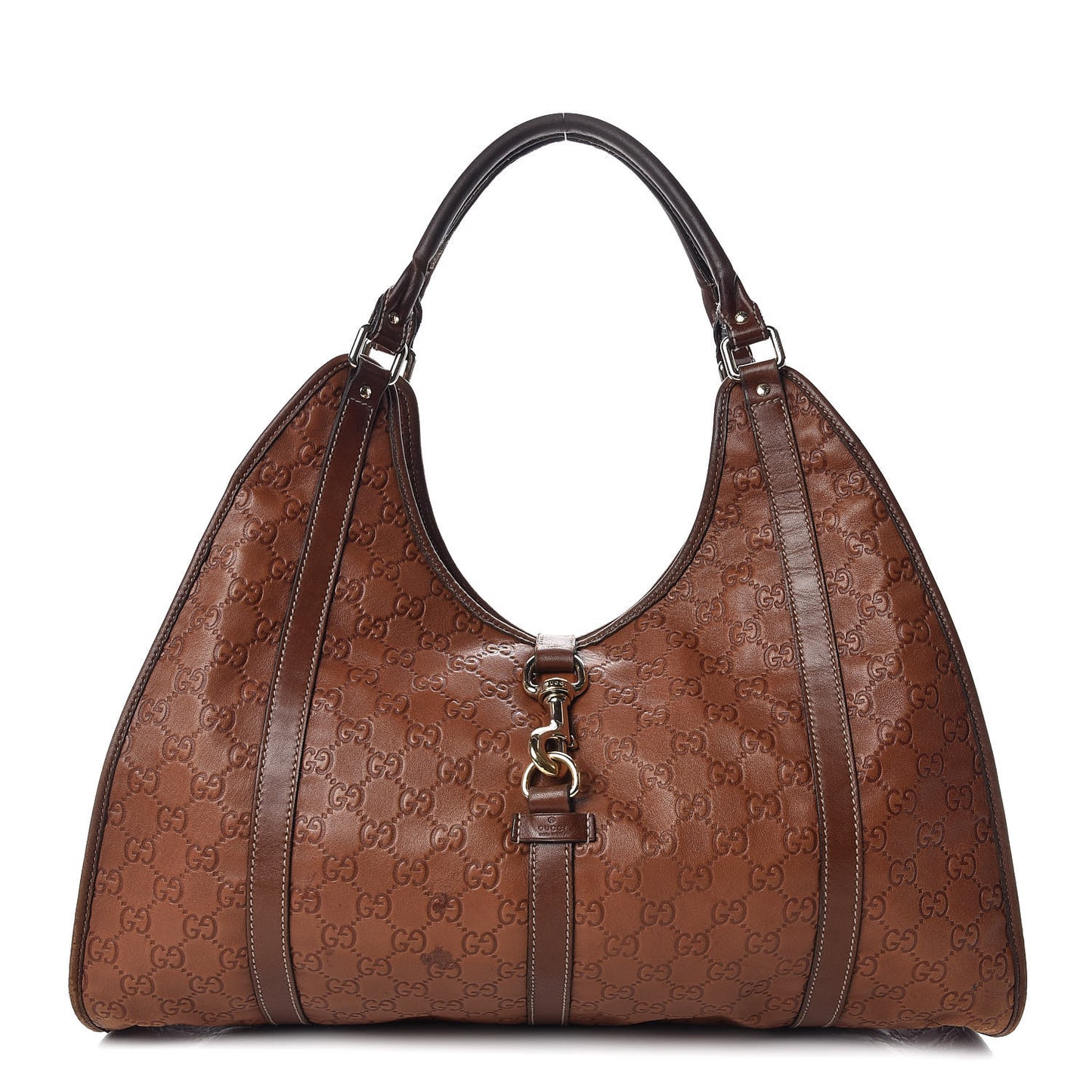 Guccissima Large Joy Shoulder Bag Brown