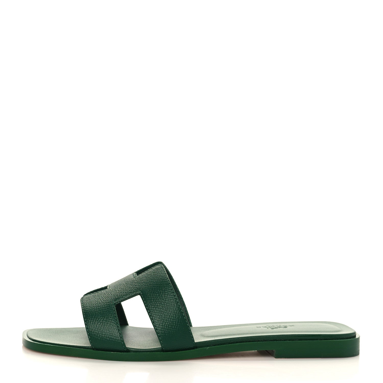 Hermes Epsom Oran Sandals 38 Cactus 1 of 9
