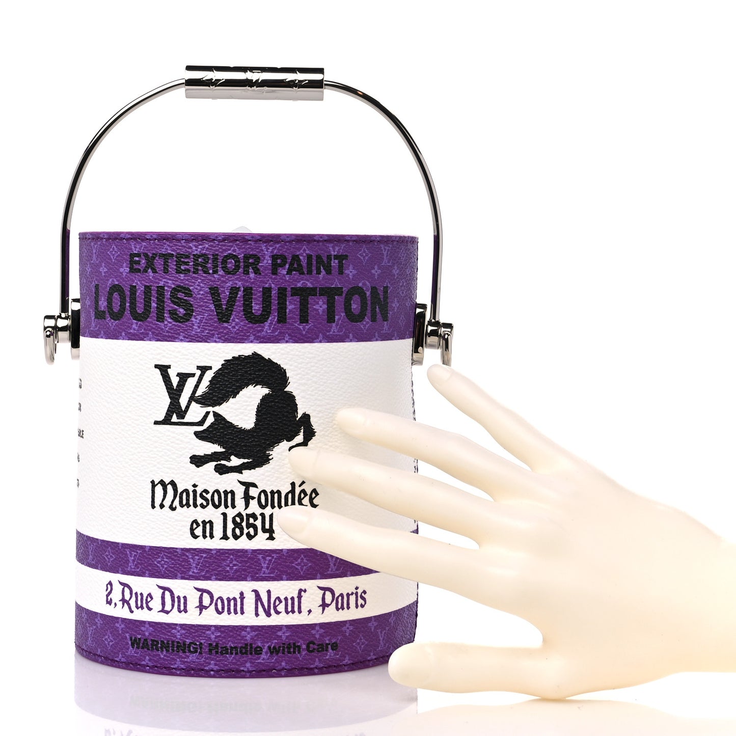 Monogram LV Paint Can Purple