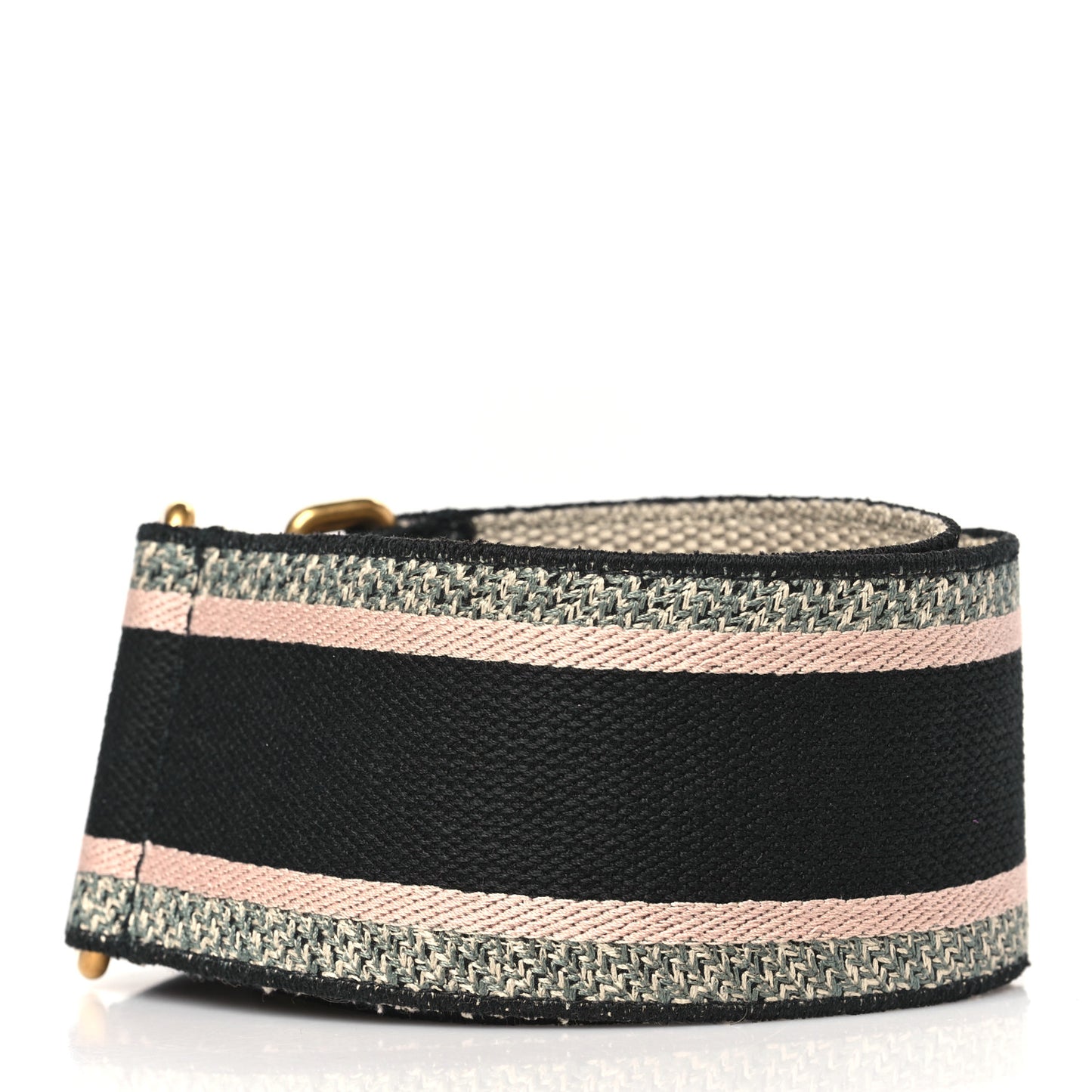 Canvas Embroidered Shoulder Strap Rose Multicolor