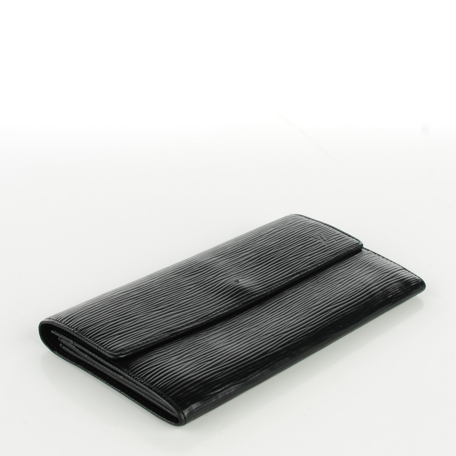 Louis Vuitton Epi Sarah Wallet Black 4 of 7