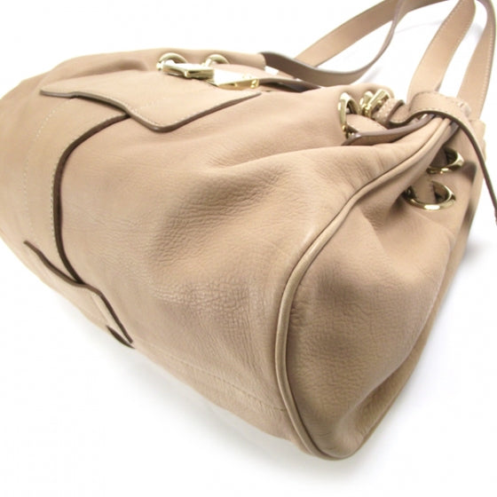 Leather Riki Tote Bag Stone
